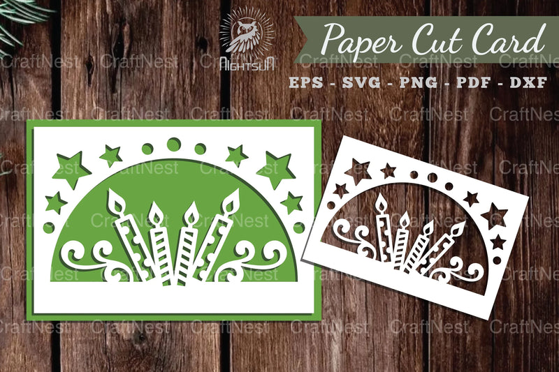 Birthday Papercut Card SVG Design Bundle - CraftNest - Digital Crafting and Art