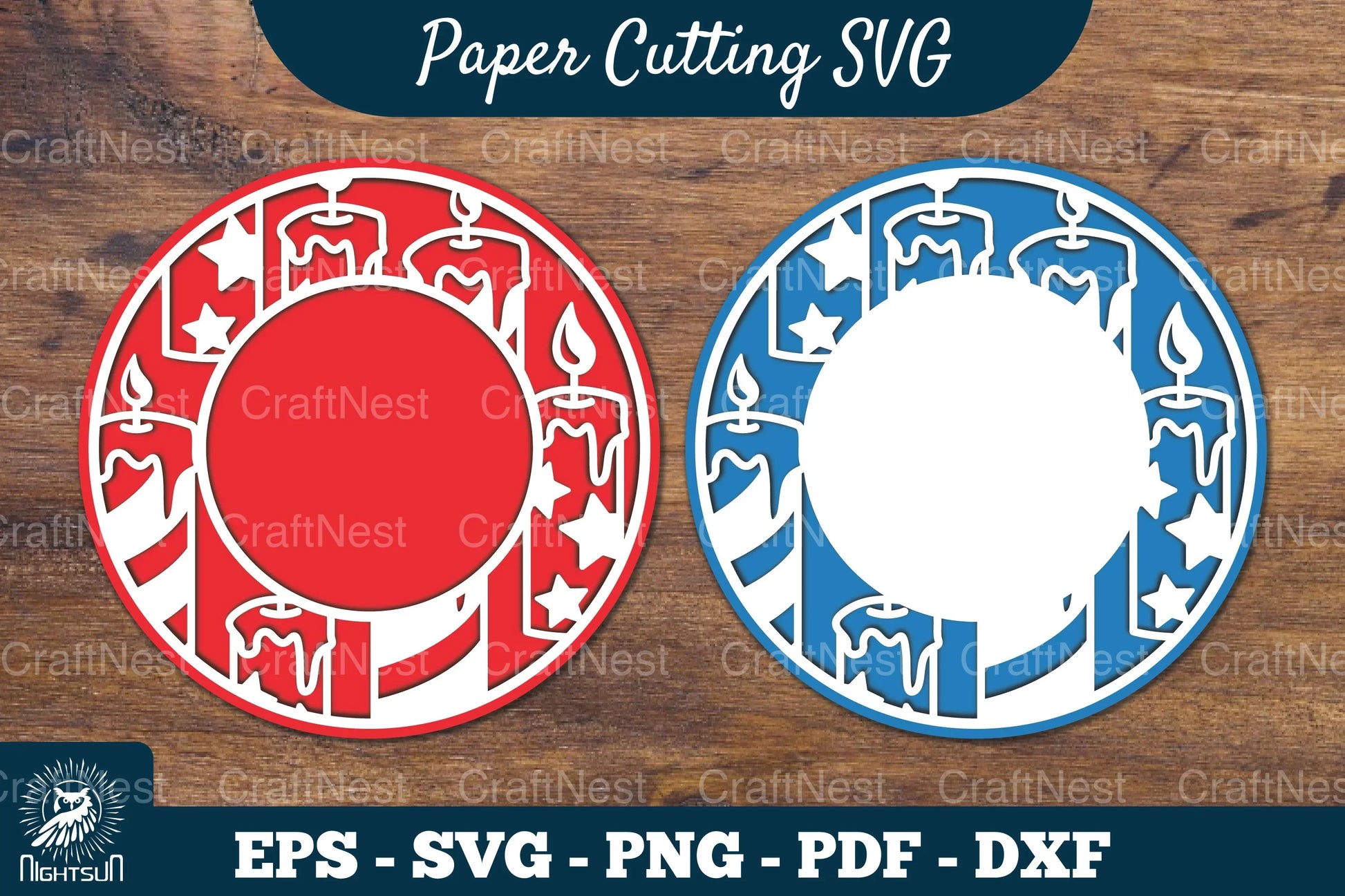 Birthday Papercut Circle SVG Bundle - CraftNest - Digital Crafting and Art