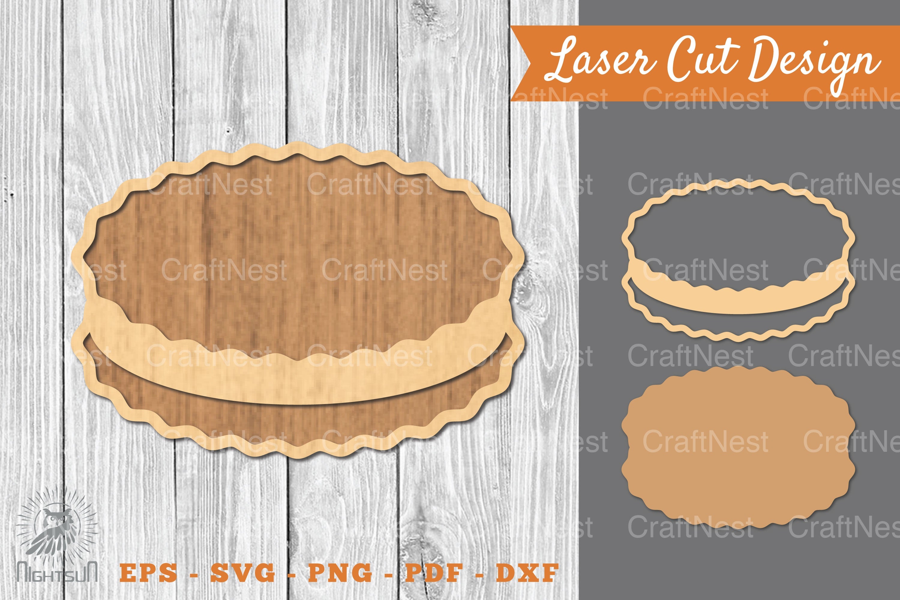 Biscuit Chocolate Laser Cut Decoration Clipart Bundle - CraftNest - Digital Crafting and Art