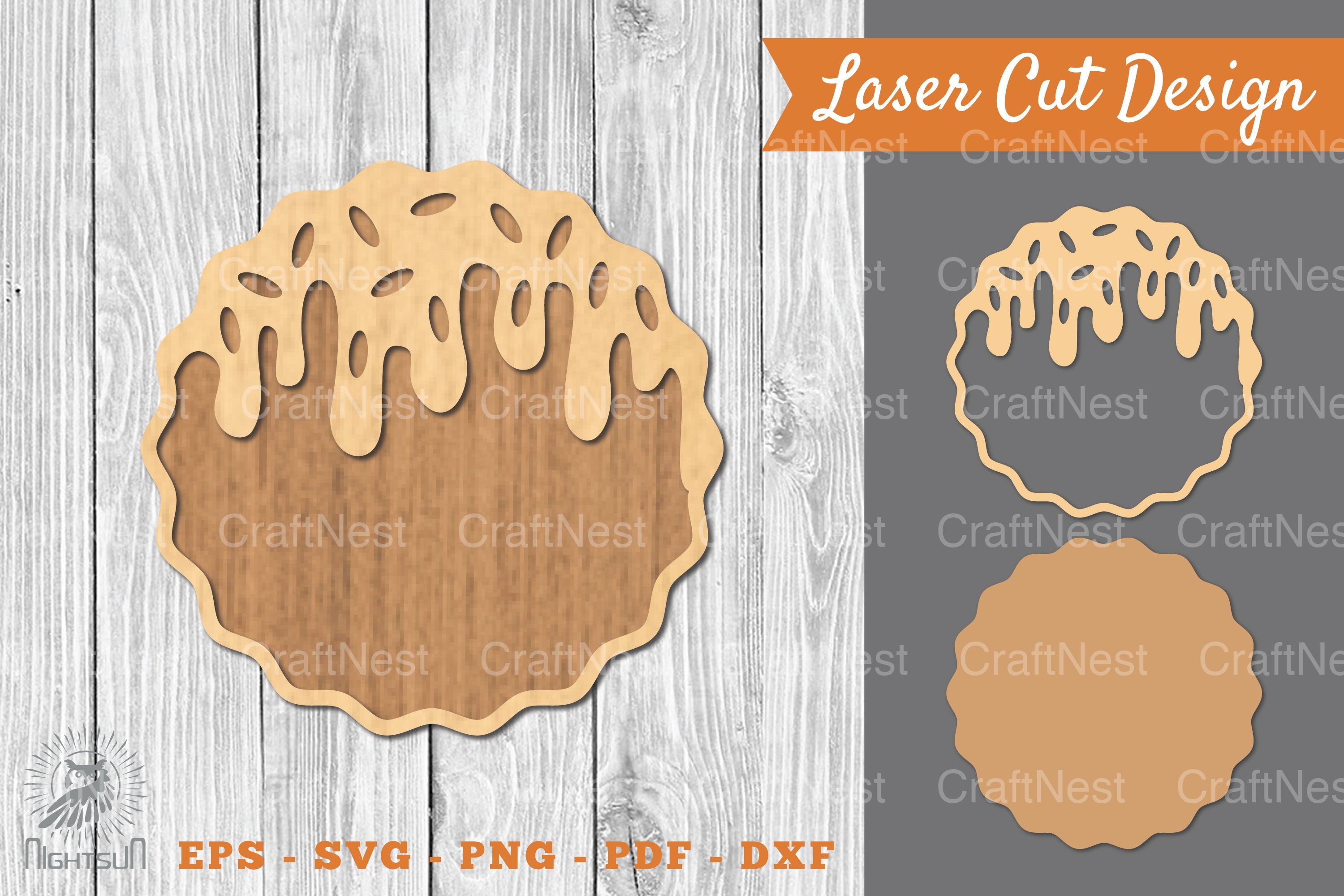 Biscuit Chocolate Laser Cut Decoration Clipart Bundle - CraftNest - Digital Crafting and Art