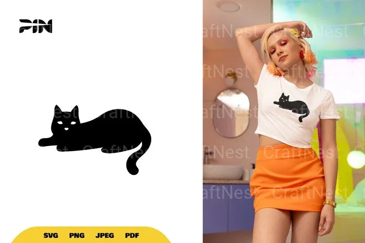 Black Cat Halloween SVG Bundle - CraftNest - Digital Crafting and Art