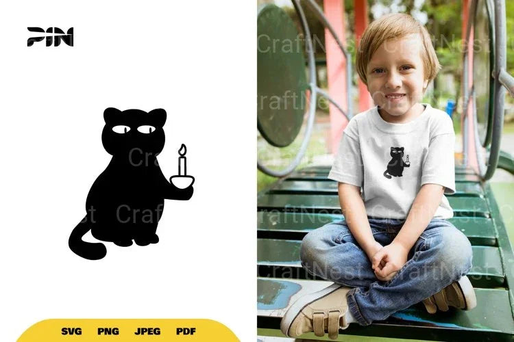 Black Cat Halloween SVG Bundle - CraftNest - Digital Crafting and Art