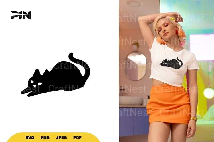 Black Cat Halloween SVG Bundle - CraftNest - Digital Crafting and Art