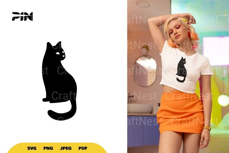 Black Cat Halloween SVG Bundle - CraftNest - Digital Crafting and Art