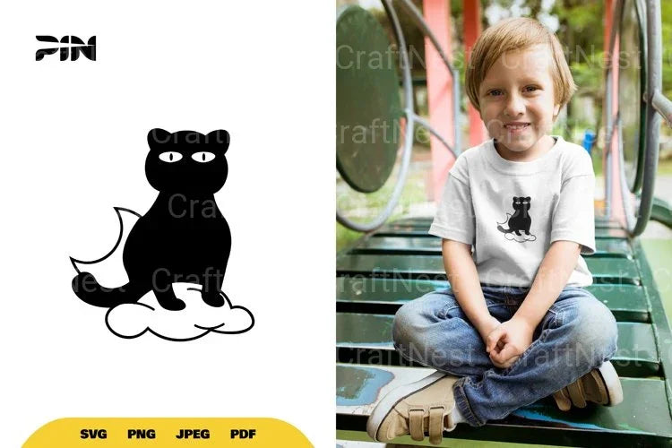 Black Cat Halloween SVG Bundle - CraftNest - Digital Crafting and Art
