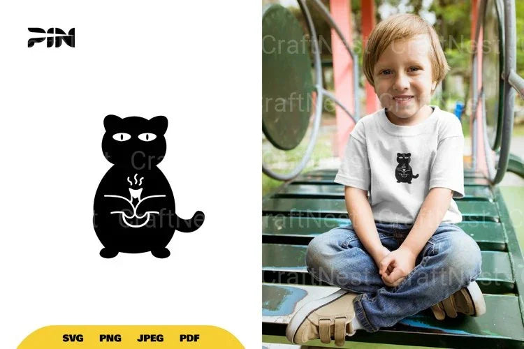 Black Cat Halloween SVG Bundle - CraftNest - Digital Crafting and Art