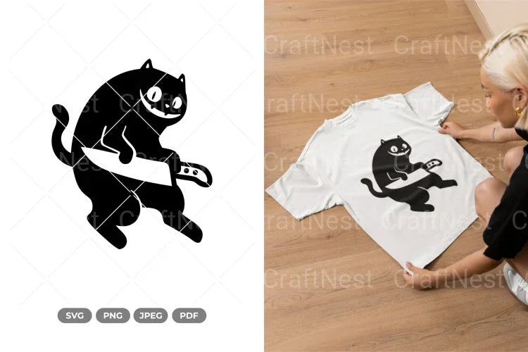 Black Cat Funny Cat SVG Bundle - CraftNest - Digital Crafting and Art