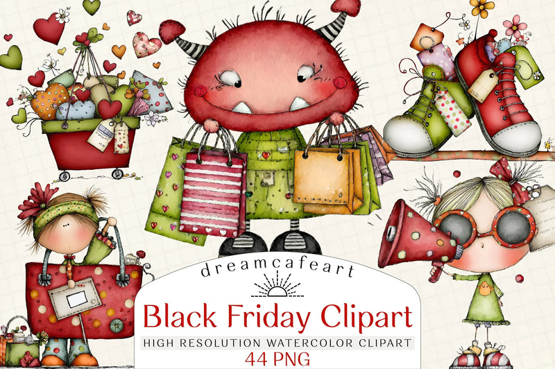 Black Friday Clipart Bundle - CraftNest - Digital Crafting and Art