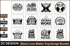 Black Lives Matter SVG Bundle 3 - CraftNest - Digital Crafting and Art