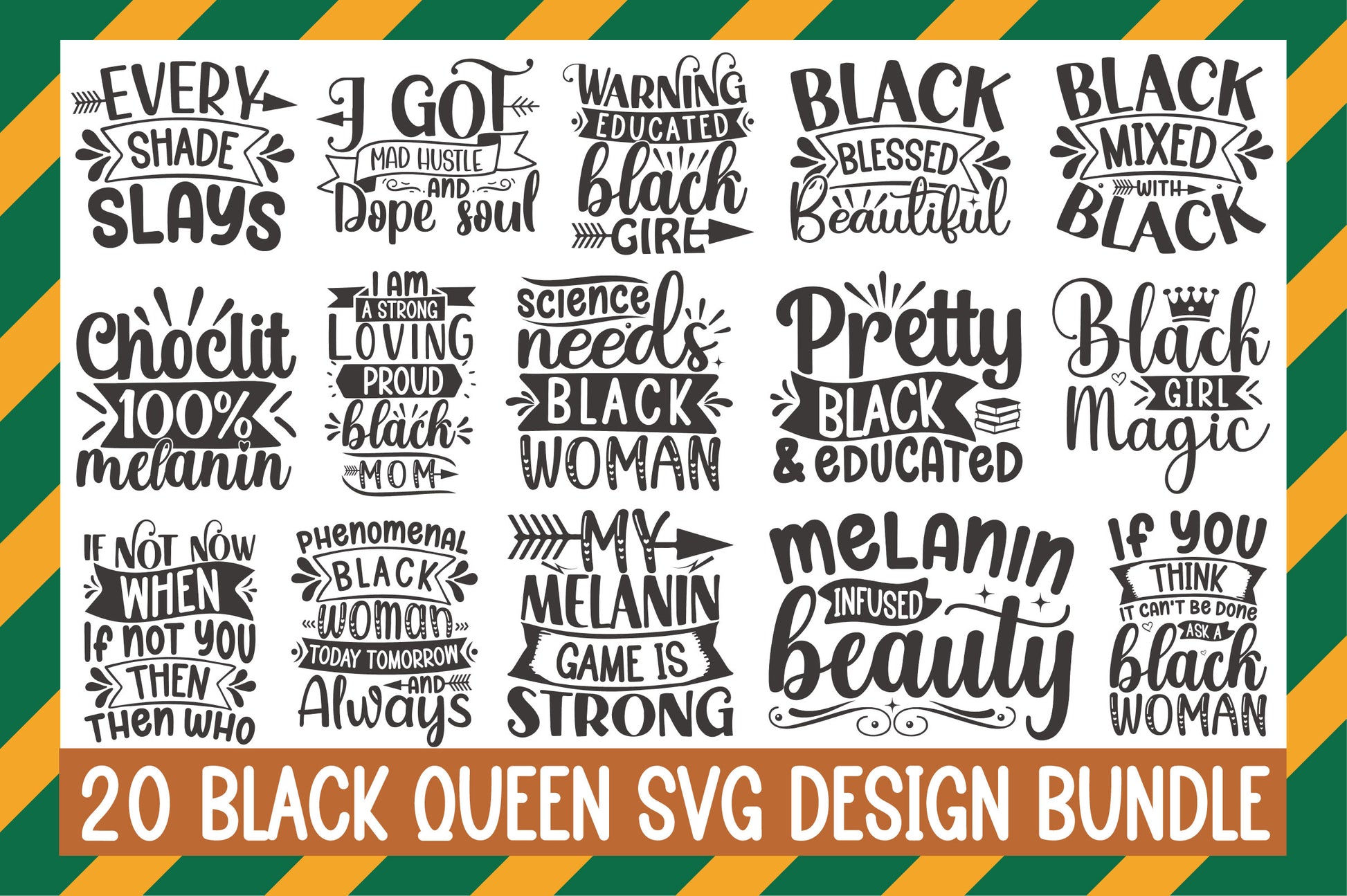 Black Queen SVG Bundle - CraftNest - Digital Crafting and Art