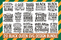 Black Queen SVG Bundle - CraftNest - Digital Crafting and Art