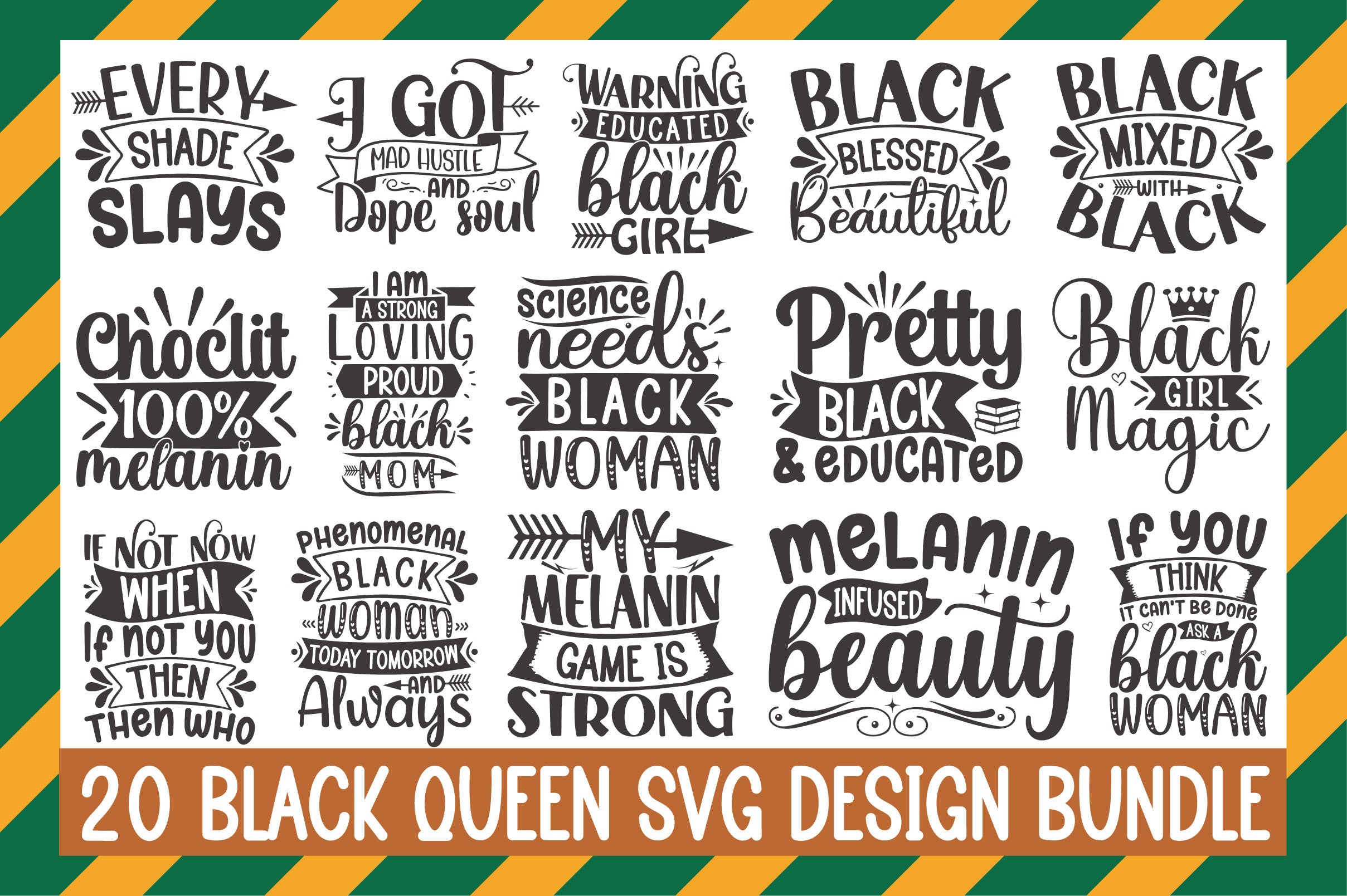 Black Queen SVG Bundle - CraftNest - Digital Crafting and Art