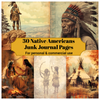 Native Americans Junk Journal Pages