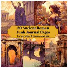 Ancient Roman Junk Journal Pages - CraftNest