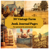 Vintage Farm Junk Journal Pages