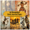 Mongolians Junk Journal Pages