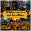 Halloween On Farm Junk Journal Pages