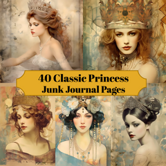 Classy Princess Junk Journal Pages - CraftNest