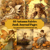 Autumn Fairies Junk Journal Pages