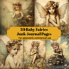 Baby Fairies Junk Journal Pages