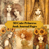Cute Princess Junk Journal Pages