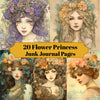 Flower Princess Junk Journal Pages