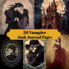 Vampires Junk Journal Pages - CraftNest