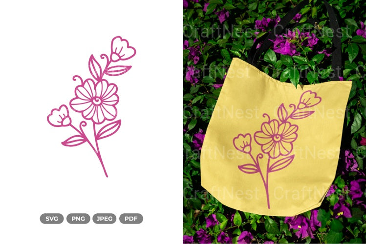 Blooming Flower Spring SVG Bundle - CraftNest - Digital Crafting and Art