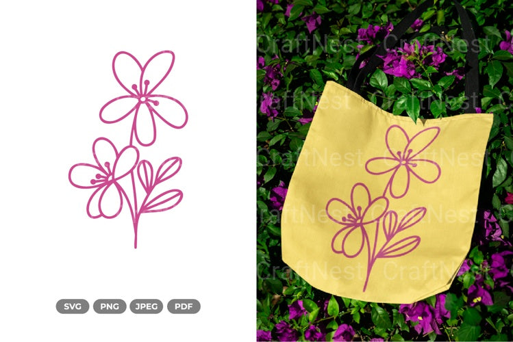Blooming Flower Spring SVG Bundle - CraftNest - Digital Crafting and Art