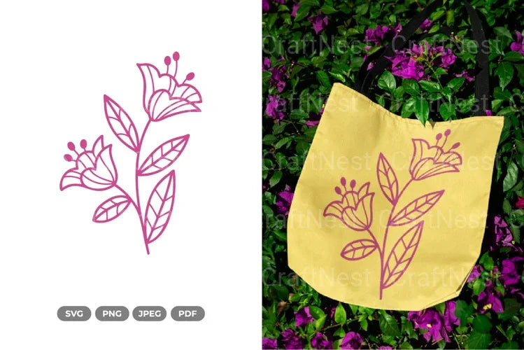 Blooming Flower Spring SVG Bundle - CraftNest - Digital Crafting and Art