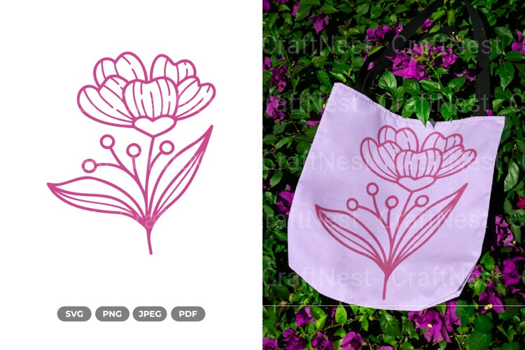 Blooming Flower Spring SVG Bundle - CraftNest - Digital Crafting and Art