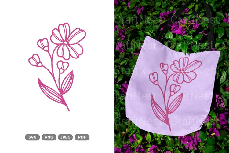 Blooming Flower Spring Cut Clipart Bundle - CraftNest - Digital Crafting and Art