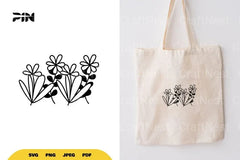 Blooming Wildflowers SVG Bundle - CraftNest - Digital Crafting and Art