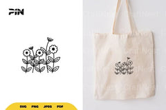 Blooming Wildflowers SVG Bundle - CraftNest - Digital Crafting and Art