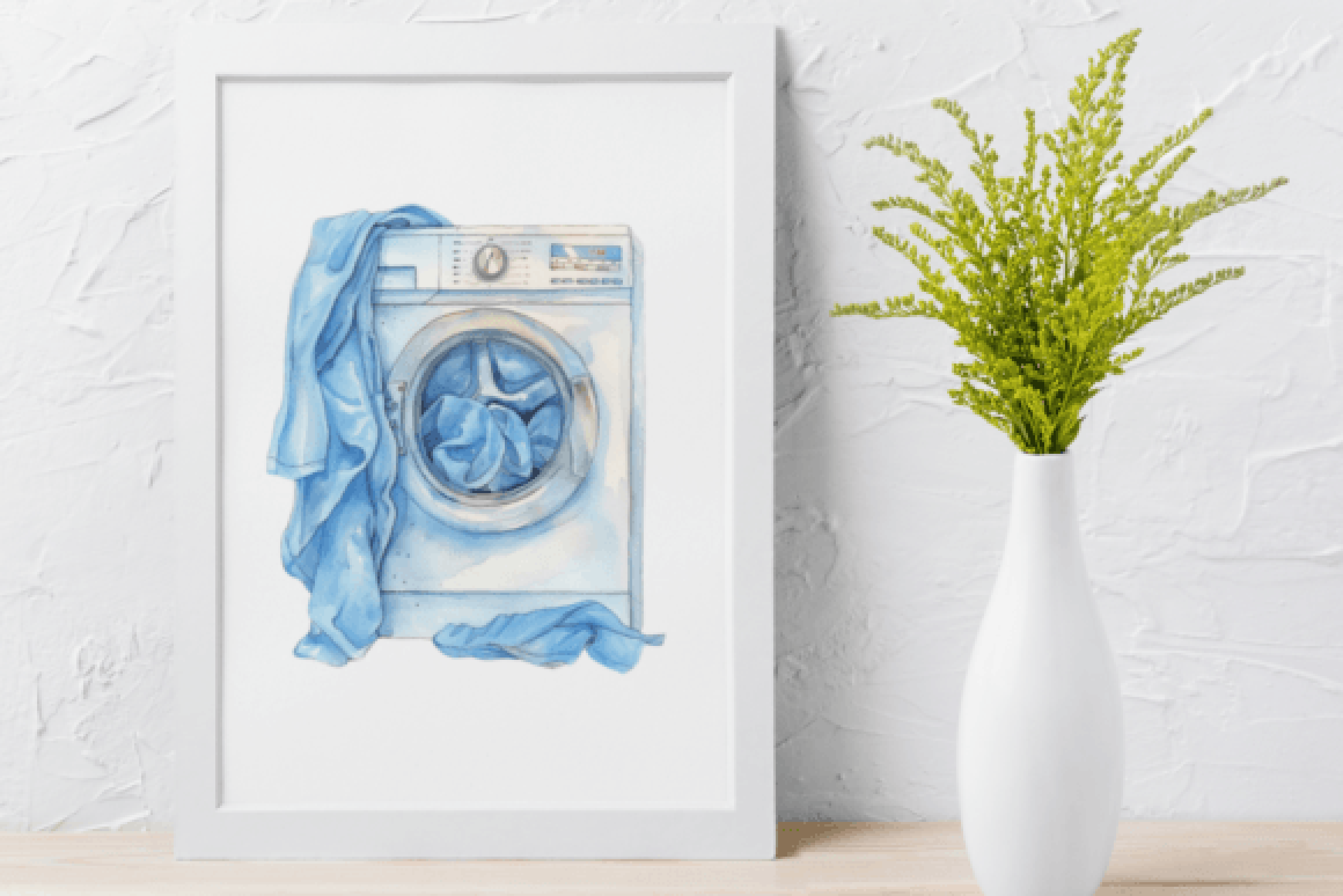 Blue Cleaning Clipart Bundle