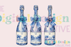 Blue Coquette Champagne Clipart Bundle