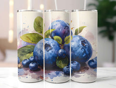 Blueberry 2 Tumbler Wrap - CraftNest - Digital Crafting and Art