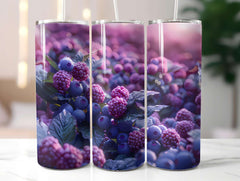 Blueberry 4 Tumbler Wrap - CraftNest - Digital Crafting and Art