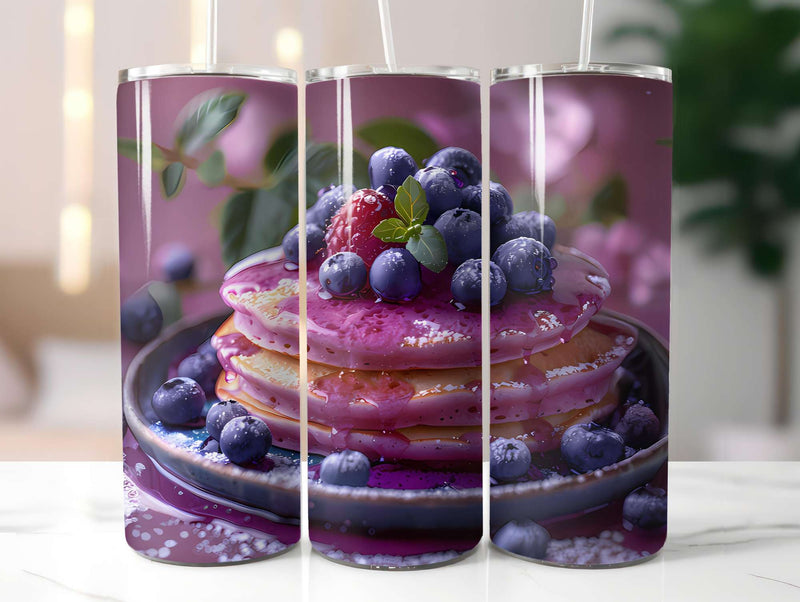 Blueberry 3 Tumbler Wrap - CraftNest - Digital Crafting and Art