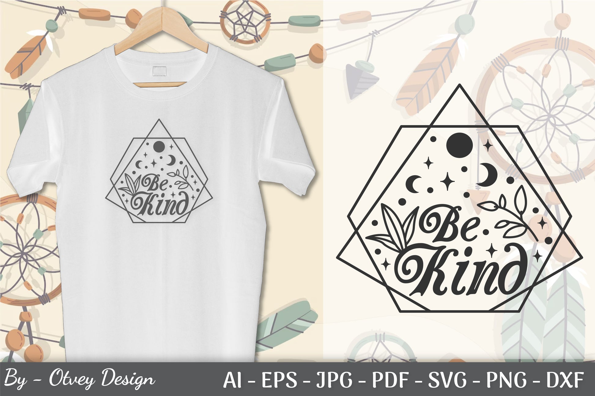 Boho Celestial SVG Bundle 15 - CraftNest - Digital Crafting and Art