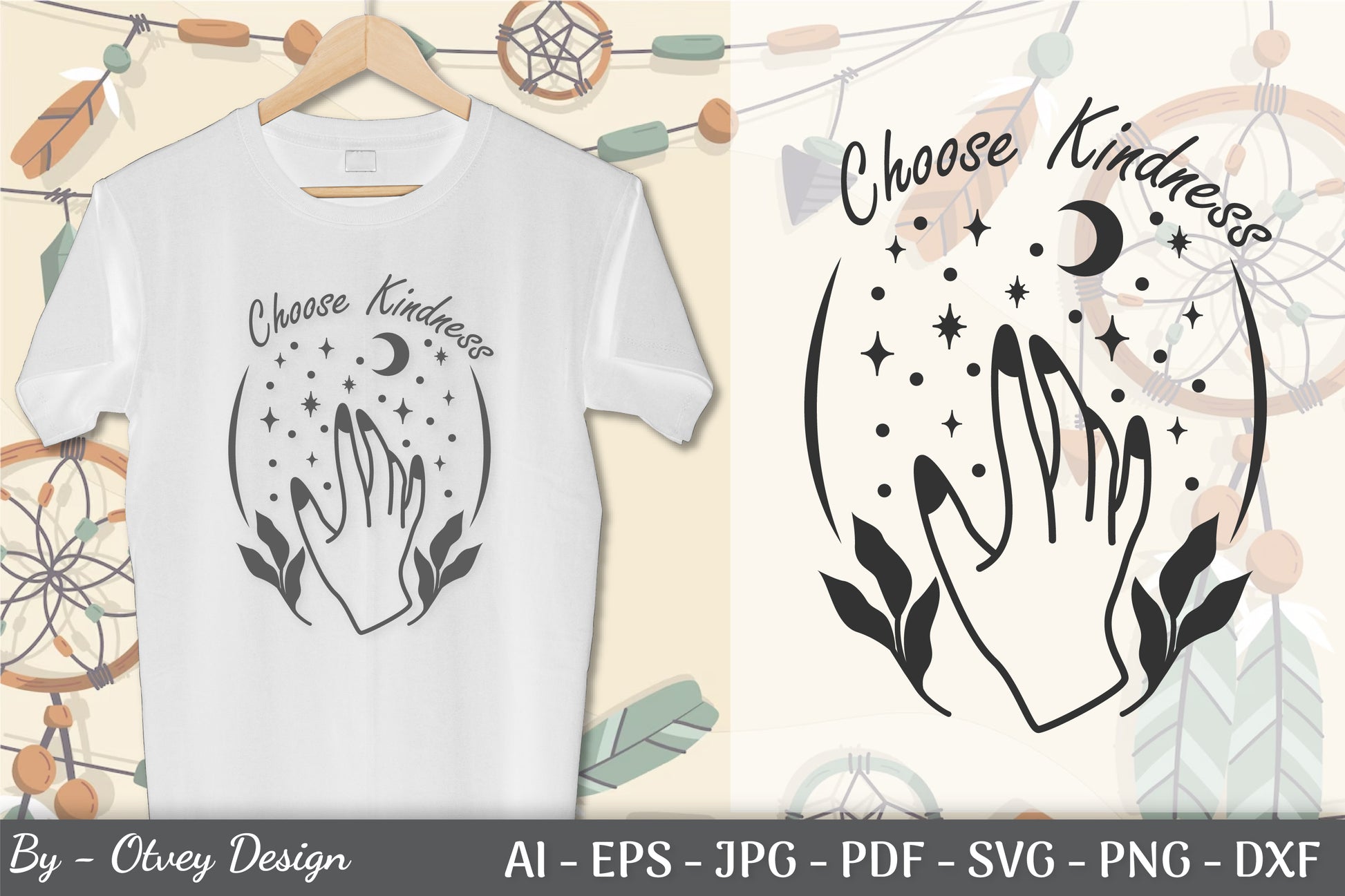 Boho Celestial SVG Bundle 16 - CraftNest - Digital Crafting and Art
