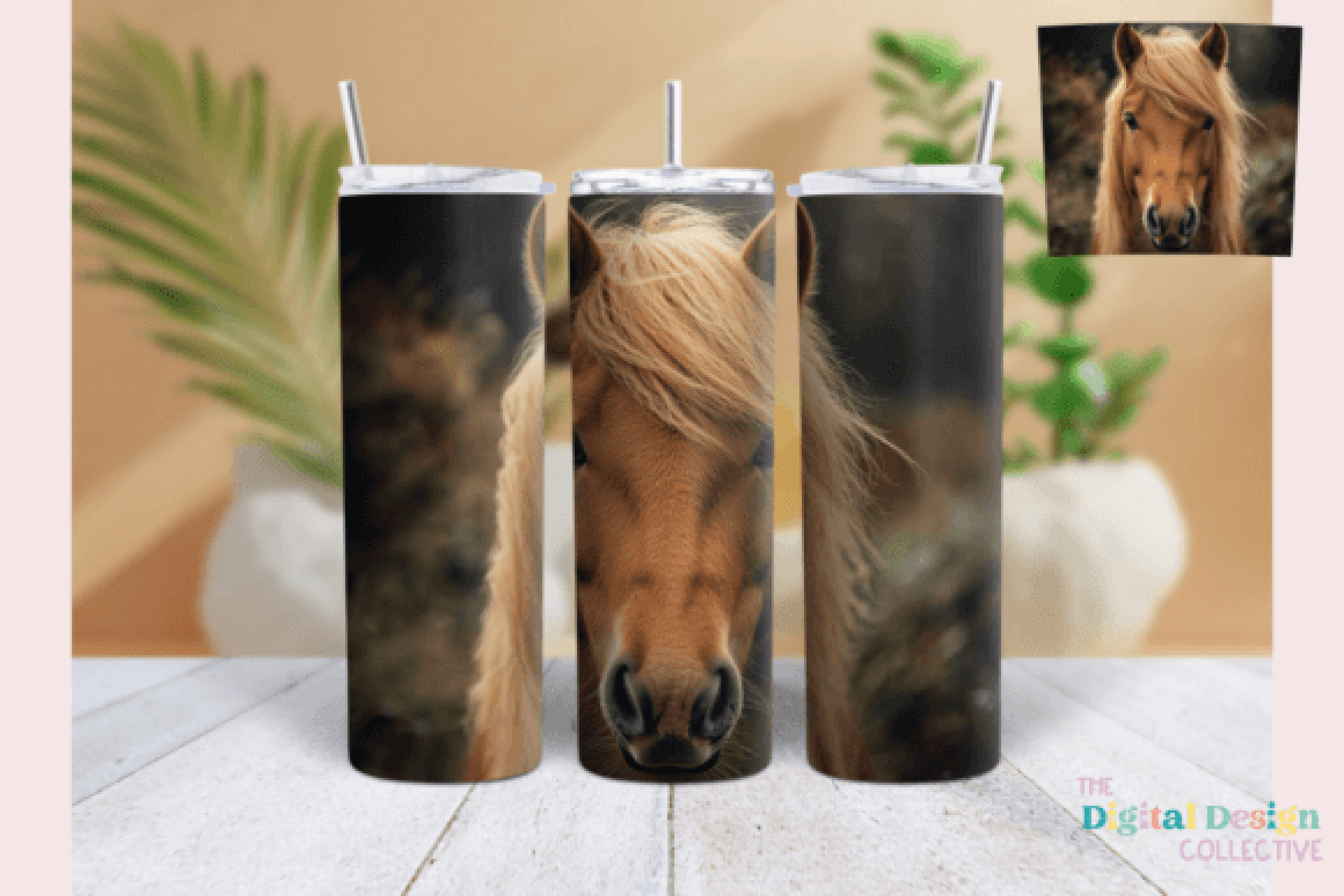 Boho Horse Tumbler Wrap Bundle