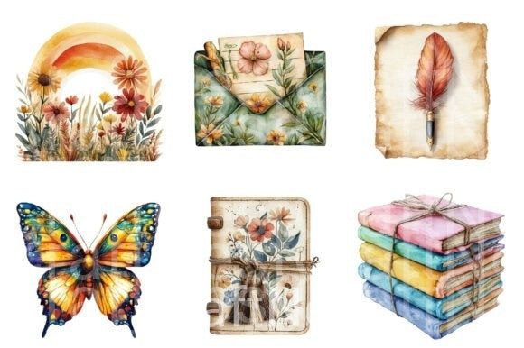 Boho Planner Lover Clipart Bundle - CraftNest - Digital Crafting and Art