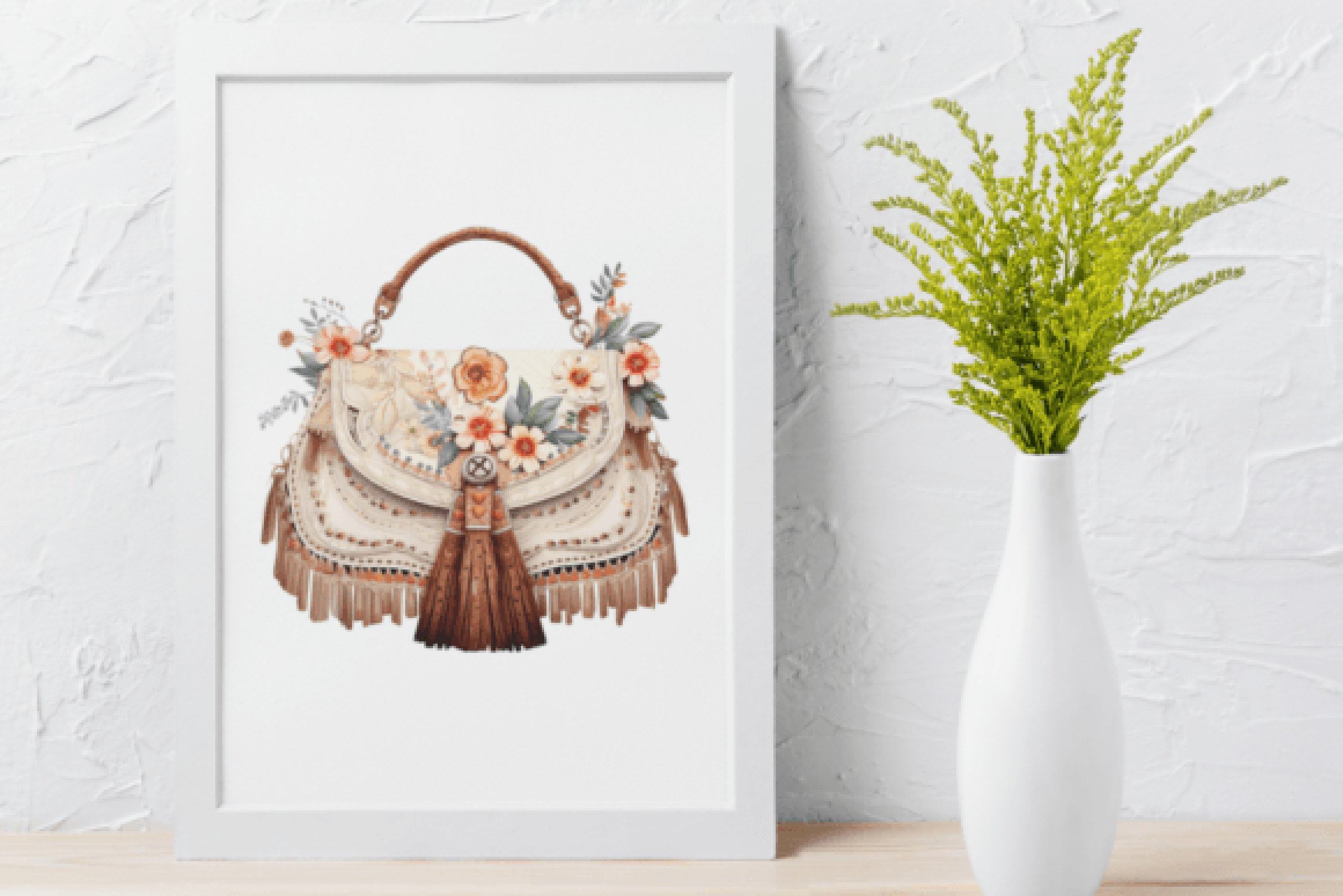 Boho Purses Clipart Bundle