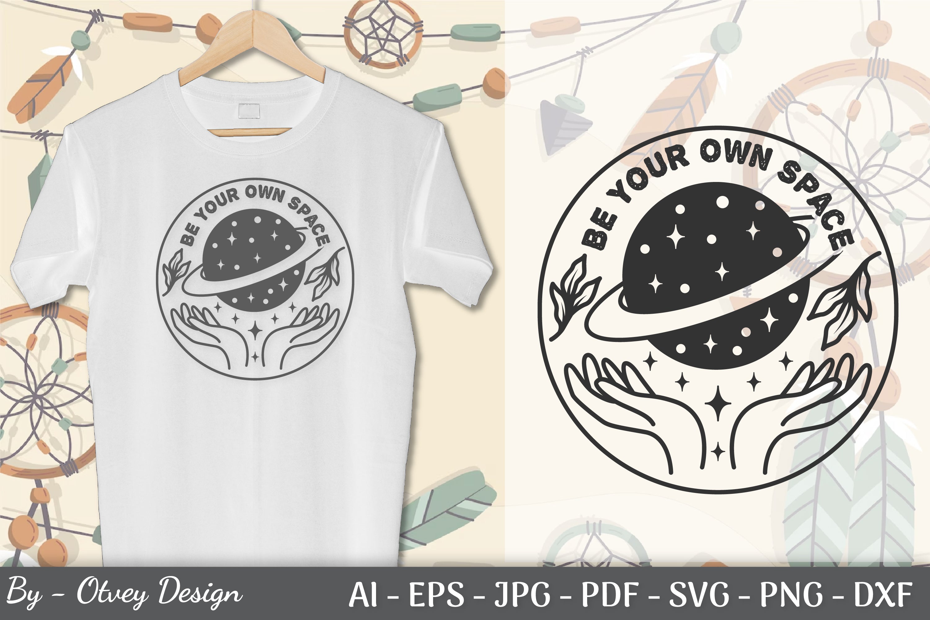 Boho Celestial SVG Bundle 5 - CraftNest - Digital Crafting and Art