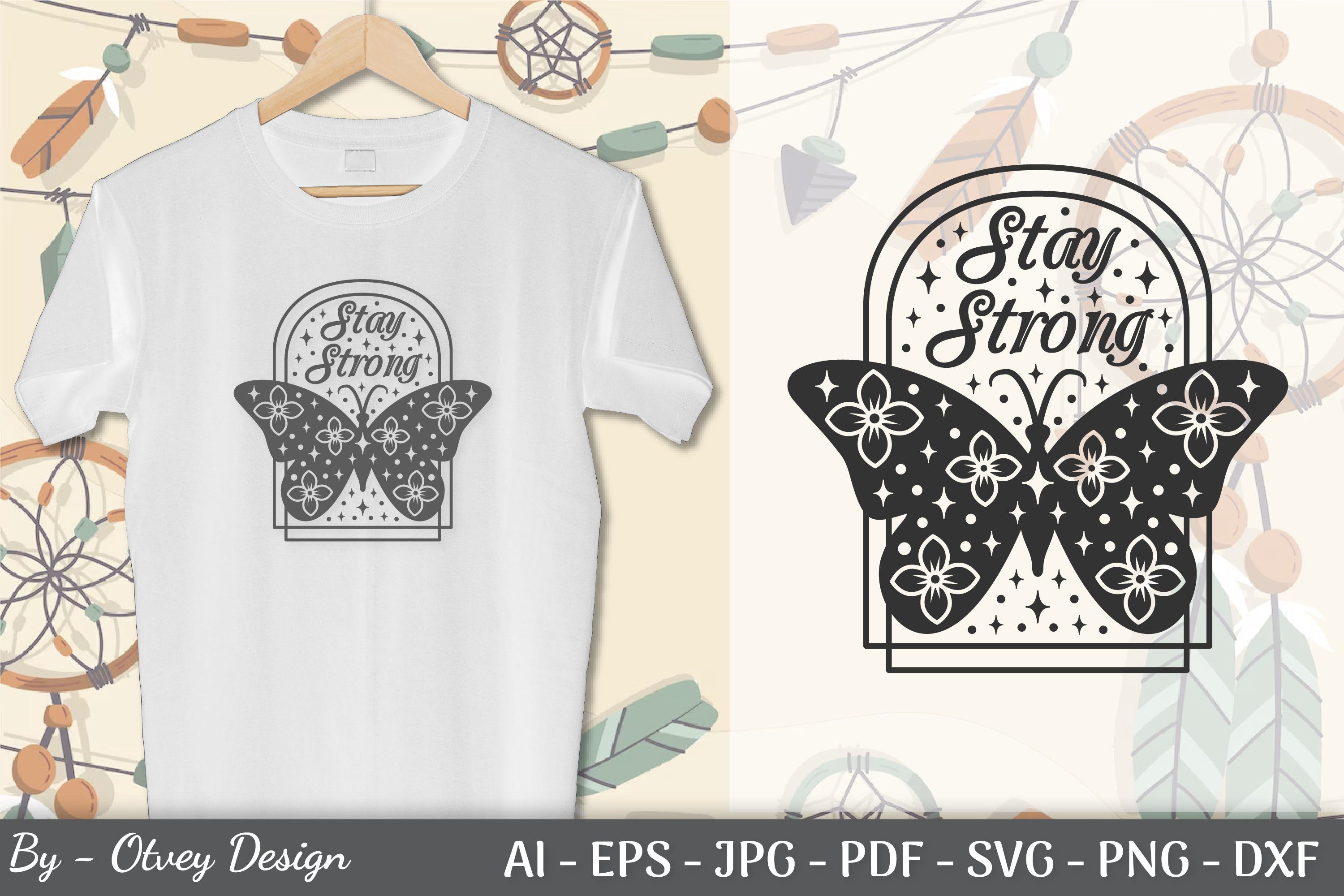 Boho Celestial SVG Bundle 6 - CraftNest - Digital Crafting and Art