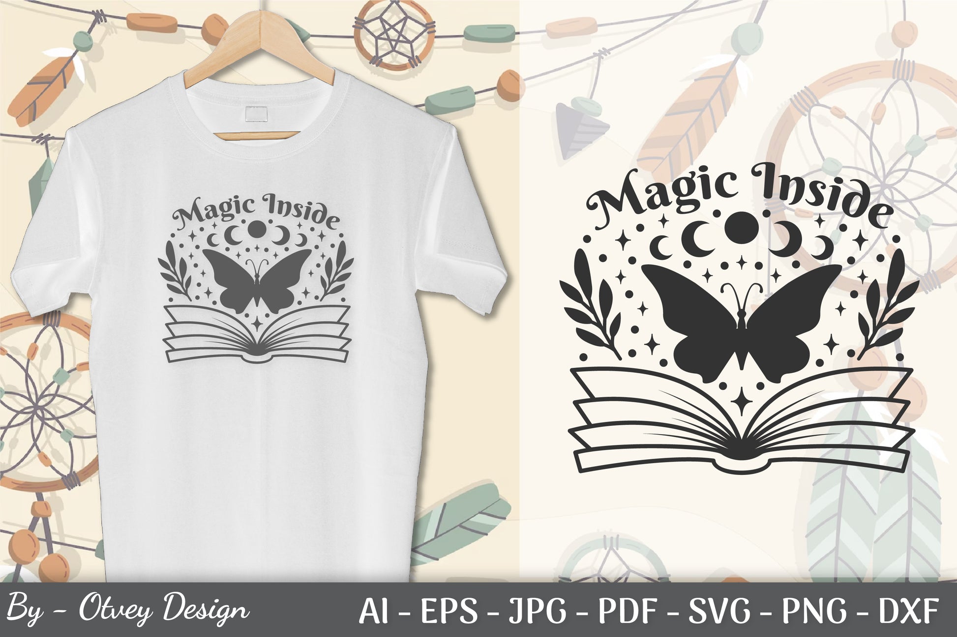 Boho Celestial SVG Bundle 7 - CraftNest - Digital Crafting and Art