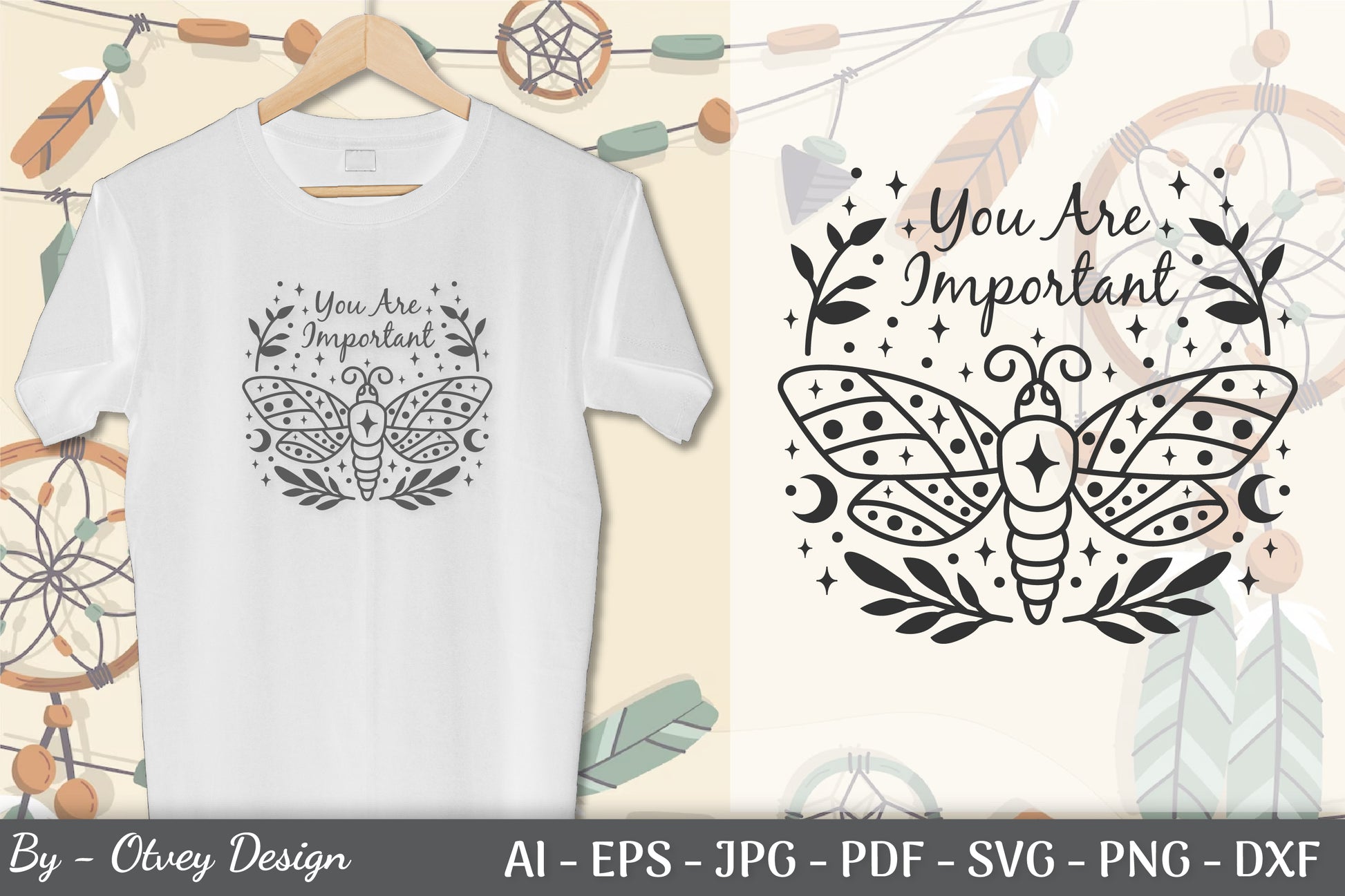 Boho Celestial SVG Bundle 8 - CraftNest - Digital Crafting and Art
