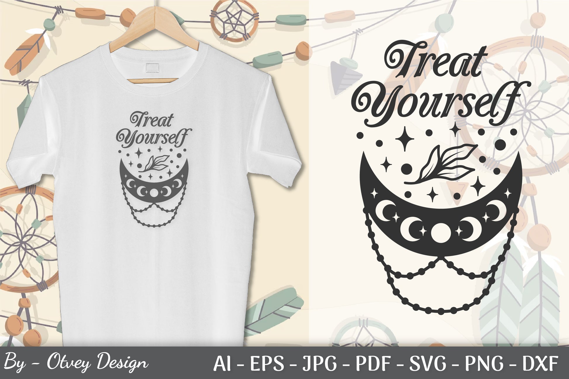 Boho Celestial SVG Bundle 10 - CraftNest - Digital Crafting and Art