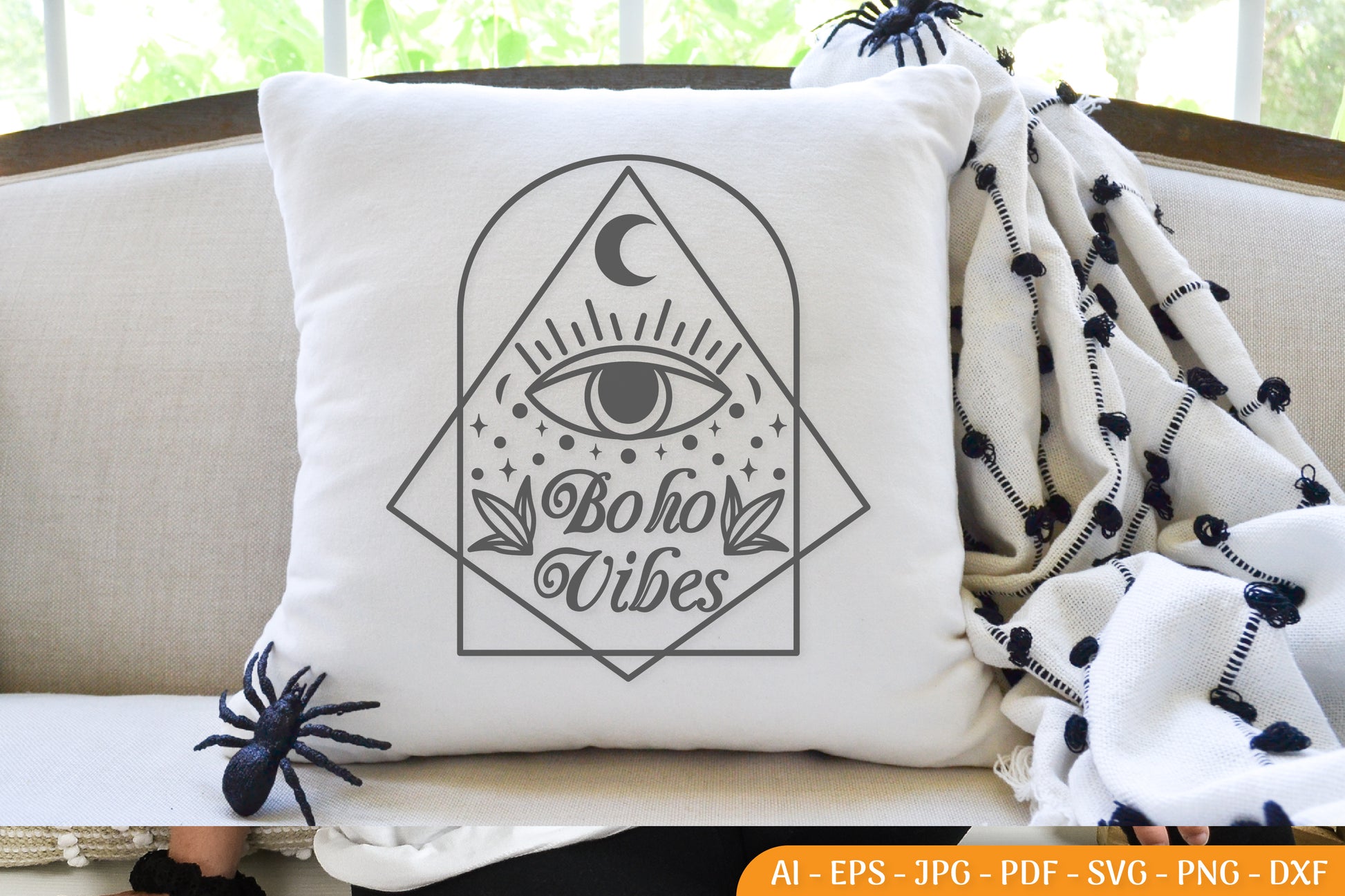 Boho Celestial SVG Bundle 18 - CraftNest - Digital Crafting and Art